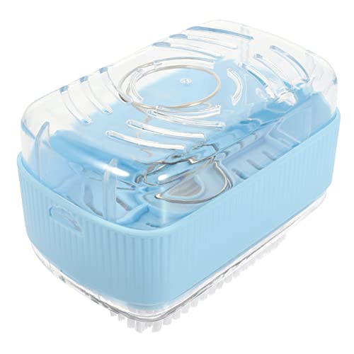 COSMEVIVI Foaming Soap Box with Multi-Functional Soap Dish Holder for Travel Hands Cleaning Compact Design for Bathroom Laundry and Kitchen Use