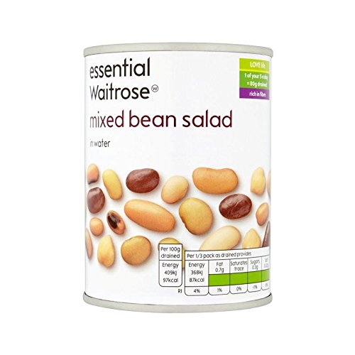 Mixed Bean Salad essential Waitrose 400g Pack of 2