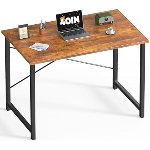 DUMOS 40 Inch Small Computer Desk, Gaming Desks for Home Office Bedroom