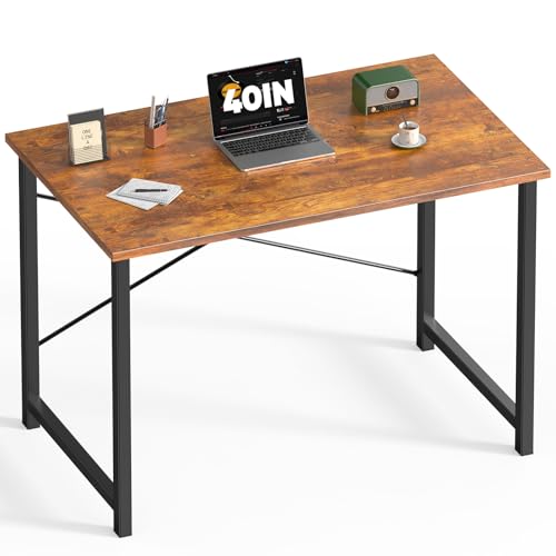DUMOS 40 Inch Small Computer Desk, Gaming Desks for Home Office Bedroom by DUMOS - Used condition - US$28.43
