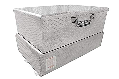 Dee Zee DZ92847 (62 Gallon) Brite-Tread Diesel Combo Transfer Tank & Tool Box with Pump