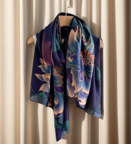 Xyueanlo Scarfs for Women Lightweight Scarves Fashion Print Floral Pattern Head Scarf Wraps Shawls3