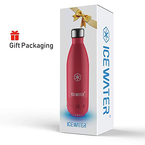 ICEWATER 3-in-1 Smart Water Bottle(Glows to Remind You to Stay Hydrated) (Pink)