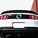 Trunk Spoiler Compatible with 2010-2014 Ford Mustang, GT500 Style ABS Unpainted Black Rear Spoiler Wing Trunk Boot Lip Deck Lid Available by IKON MOTORSPORTS, 2011 2012 2013