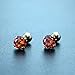 ANAZOZ Pendientes Mujer Acero Inoxidable Oro Rosa Blanco 5Pares Redondo con Circonita...