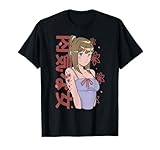 Tattooed Anime Girl - Anime Flower Tattoo - Floral Otaku T-Shirt