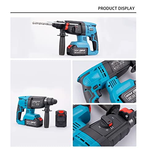 TEMSOOM 20 V Brushless Electric Hammer Schlagbohrmaschine 10000 BPM Akku Bohrhammer Wiederaufladbare Stanzmaschine… – Bild 5