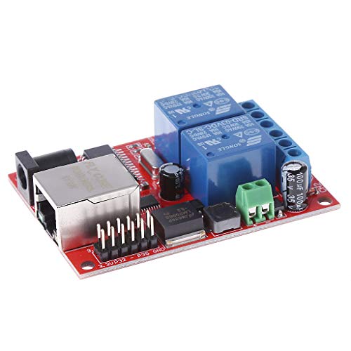 Pinhaijing LAN Ethernet 2 Way Relay Board Delay Switch TCP/UDP Controller Module Web Server