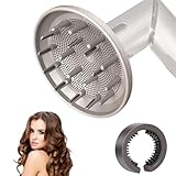 2pack Large Diffuser and Cleaning brush Attachment Compatible with Shark FlexStyle, Upgraded Bigger Diffuser Nozzle for Dryer Faster and Define Wavy, Curly, Coily Hair