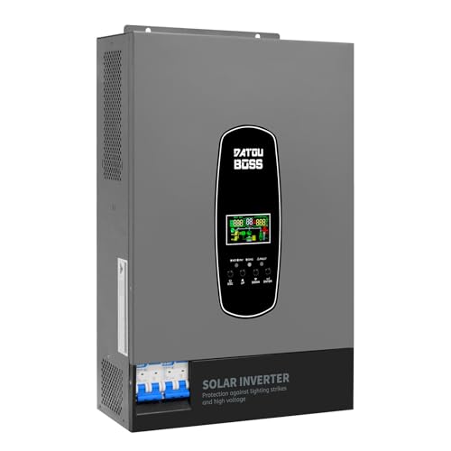 DATOUBOSS 6200W Inversor Solar Híbrido 48V, Onda Pura,...