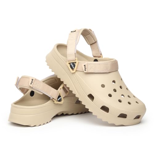 Image of YOHO Hacker Clogs for Men | Waterproof Monsoon Footwear & Rainy Shoes | Adjustable Strap Cushioned Sandals