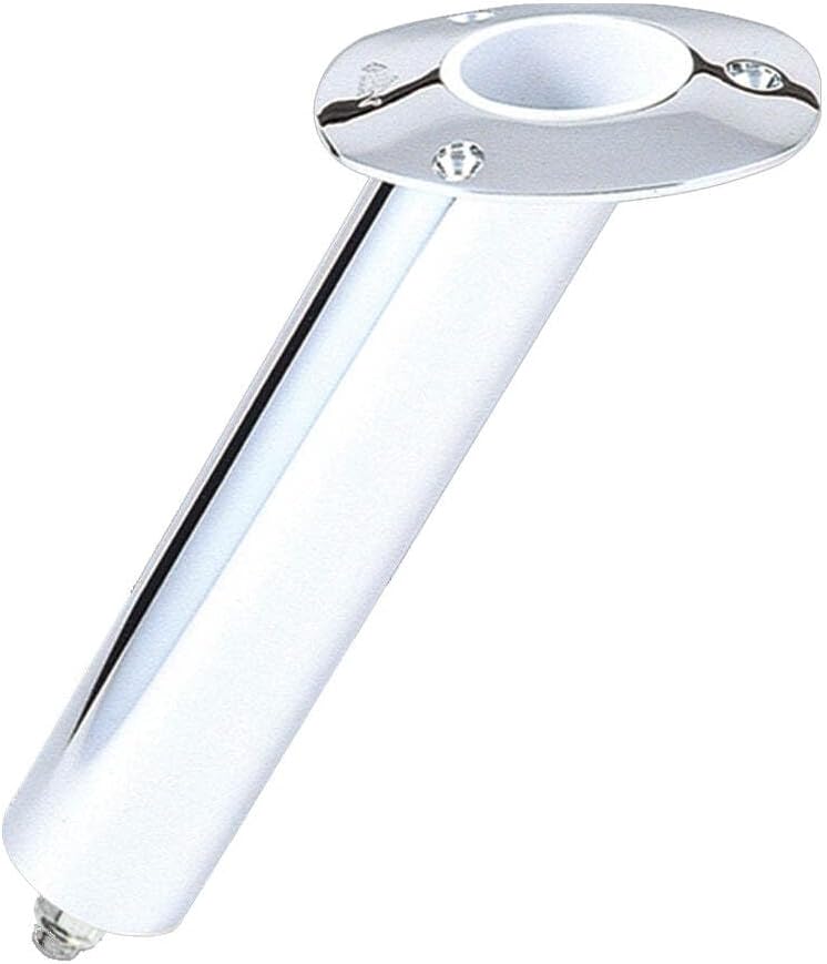 Lee's 30 Stainless Steel Swivel Base Flush Mount Rod Holder - Medium Length