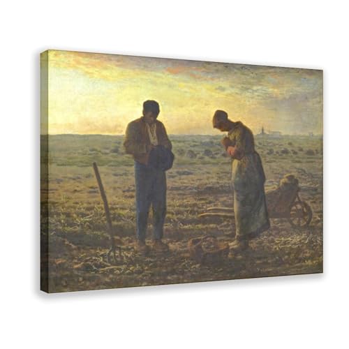 Toile The Angelus Millet tableau de qualité supérieure avec cadre