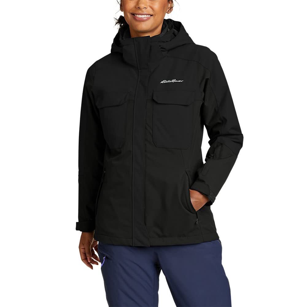 Eddie BauerWomen's Funski 3-in-1 Jacket, Black, X-Large