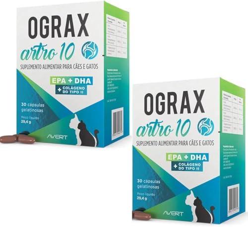 Ograx Artro 10 Cães e Gatos c/ 2 uni - Avert