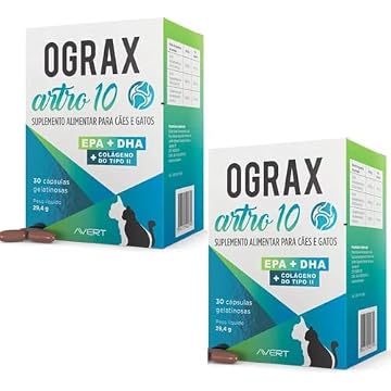 Ograx Artro 10 Cães e Gatos c/ 2 uni - Avert