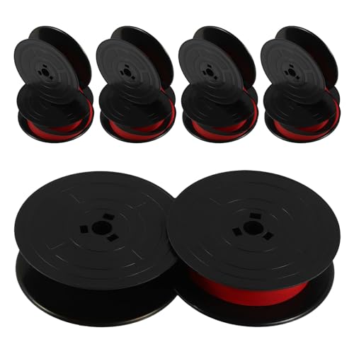 Cinta de tinta para máquina de escribir con doble carrete bicolor rojo y negro de cinta ancha