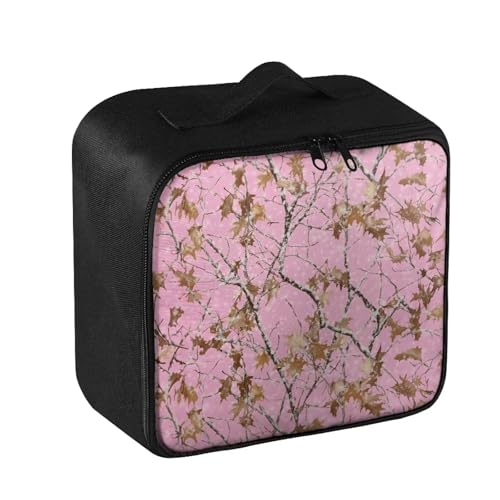 Image of Gomyblomy Pink Hunting Camo First Aid Kit Empty First Aid Kit Bag for Cars Home Travel Hiking Camping Emergency Kit Portable Medical Supplies Medicine Bag Storage Pouch Medium