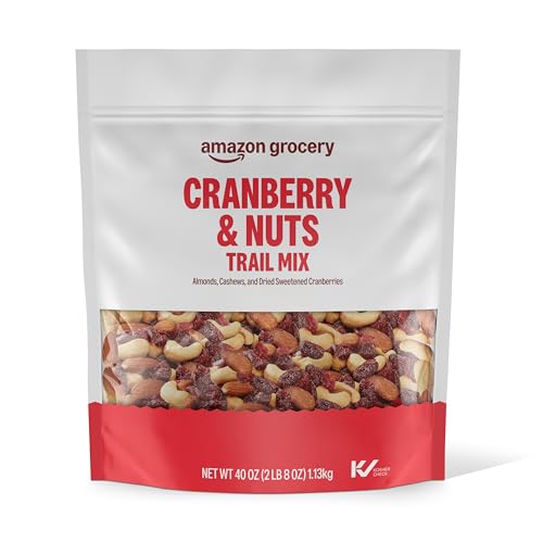 Amazon Grocery, Cranberry & Nuts Trail Mix, 40 Oz (Previously Happy Belly, Packaging May Vary)