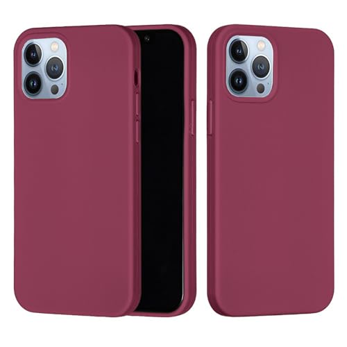 Image of ArmourPro Silicone Back Case for iPhone 15 Pro Max Soft-Touch Case | Maroon