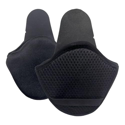 Motorradhelm Ohrenschützer - Abnehmbares Winterohrwärmer | 6,30 X 5.12in | 1 Paar Kaltes Wetter Ohrpolster | Polyester Windschutz Ohrschernungen Für Die Meisten Motorradhelme | Kissen Zum Fahren, Schn
