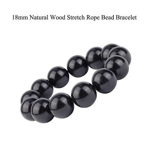 Image of Prayer Bead bracelet Mala Beaded Bracelets for Men Women 12 /15MM