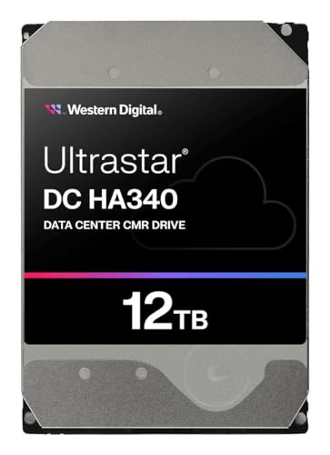Western Digital Ultrastar DC HA340 WUS721212BLE6L4 12 TB Hard Drive - 3.5" Internal - SATA (SATA/600) - Conventional Magnetic Recording (CMR) Method - Server, Storage System Device Supported - 7200rpm