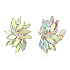 Iridescent AB Gold-Tone