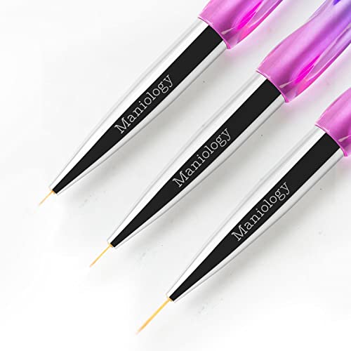 Set de 3 Pinceles Detalladores para Arte en Uñas miniatura 2