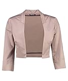 bolero taupe 40 Vielseitig kombinierbar. Vera Mont Damen 0038/4804 Bolero, Braun (Smoky Taupe 7322), 46