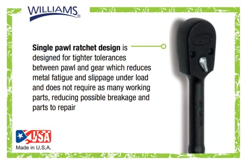 Williams Bb-52Eha 3/8-Inch Drive Enclosed Head Ratchet,Black Industrial Finish #TOP2