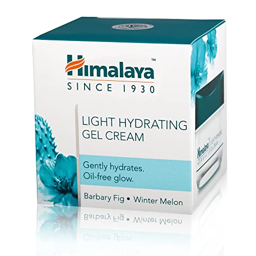 Himalaya Light hydrating gel cream is fortified with Barbary fig and winter melon |moisturize hydrates skin| Winter melon's, Best suited for oily skin -50g