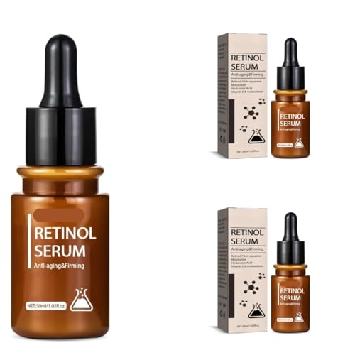 Sérum Facial con Retinol, Sérum Facial, Sérum Iluminador e Hidratante para la Piel, Esencia Hidratante para Líneas de Expresión, Cuidado Suave