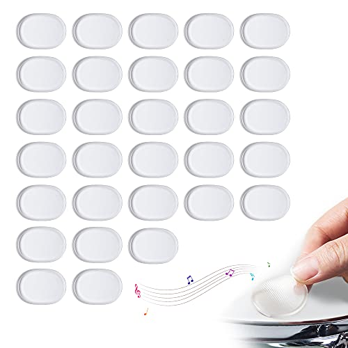 30 pcs Clear Drum Dampeners and Silencers