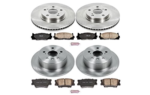 Power Stop Koe6480 Autospecialty Front And Rear Replacement Brake Kit-Oe Brake Rotors & Ceramic Brake Pads #TOP1