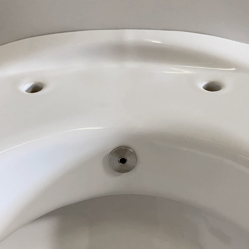 Belvit Inodoro colgante de pared, color blanco, sin borde | Tapa de inodoro con función de taharet y bidé con descenso suave, cisterna profunda, cerámica
