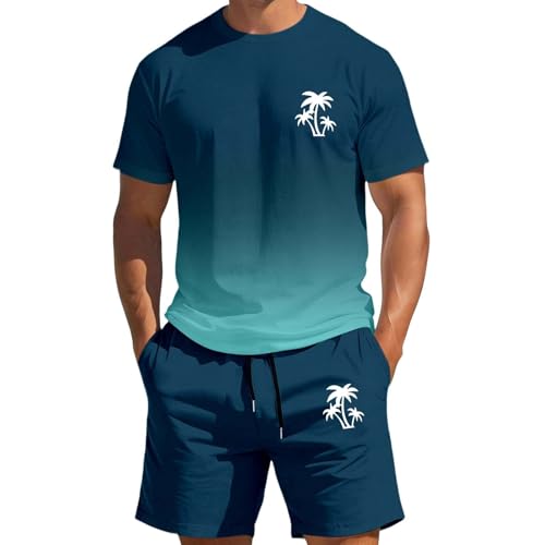 Ensemble homme 2 pièces d'été vert taille S t-shirt léger et short