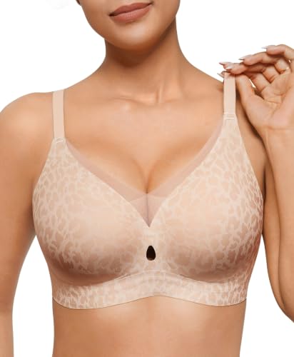 Image of Popilush Wireless Push Up Bra Comfortable Supportive Everyday Bras
