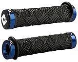 ODI X-Treme Lock-On ATV Hand Grips - Black/Blue Clamps/One Size