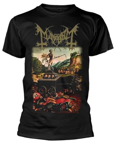 Razamataz Camiseta Mayhem 'River of Blood' (negro), Negro, M