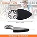 10 Pcs Oscillating Tool Sanding Pad, Triangular Finger Sanding Pads, Finger Sanding Pad for Multi Tool Sanding Attachment Surfaces Polish, Deburring, Mechanical Maintenance Cleaning