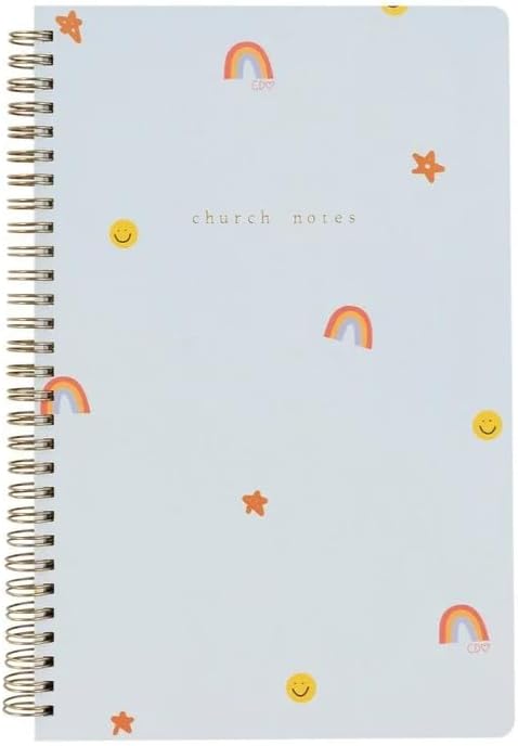 Happy Icons Notebook by Callie Danielle - Bible Journal for Women, Sermon Notes, Christian Notebook, Christian Journal Gift for Church Members, Bible Study Group, Church Families