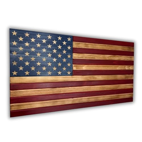 Wooden American Flag | Rustic Wall Art | Patriotic Home