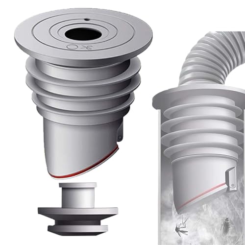 Sello de Manguera de Drenaje para Lavadora, de Tubo de Silicona de 3.5 Pulgadas, Enchufe Flexible, Conector de Fregadero a Prueba de Fugas, Junta de tubería de residuos Que bloquea el Olor para