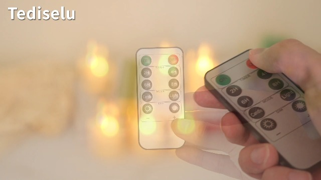 Image of Flickering Flameless Candles, 6 Pack LED Tea Lights Candles with Remote and Timer, 300+ Hours Battery Operated Candles for Votive, 2 inchx 3 inch Small Fake Candles for Home Decor Wedding Table Decor