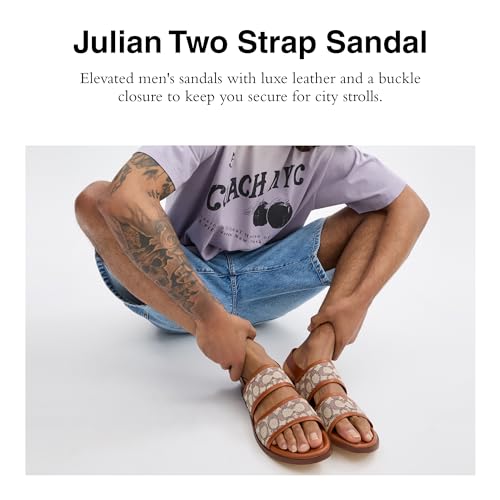 Coach Men's Julian Signature Two Strap Sandal2