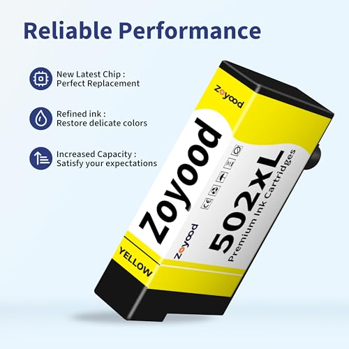 Zoyood 502XL 502 Ink Cartridges Replacement for Epson 502XL Printer Ink Cartridges Compatible with Expression Home XP-5100 XP-5105 XP-5150 XP-5155 Workforce WF-2860 WF-2865 WF-2880 WF-2885 (15-Pack) - Image 3