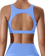 Blue Supportive Workout Tank Tops