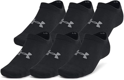Under Armour Ua Essential No Show 6pk Esenciales Unisex adulto (Pack de 12)