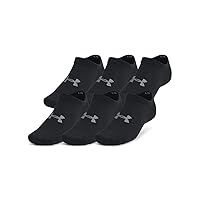 Under Armour Unisex UA Essential No Show 6pk, Calze Sportive con Tecnologia Anti